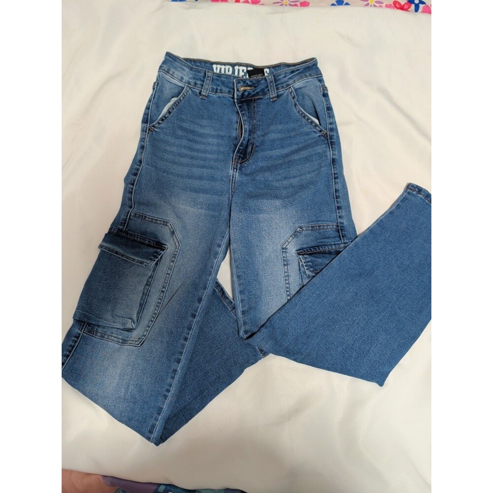 Vip Jeans Brand Women’s Size 9 New With Tags Cargo Stretch Jeans